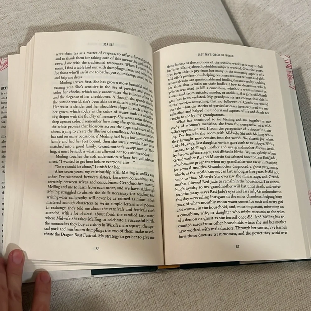 Lady Tan's Circle of Women by Lisa See book hardcover historical novel read - Picture 4 of 5